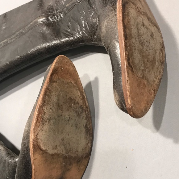 GEE WAWA tall ANTHROPOLOGIE chocolate brown boots - Picture 4 of 8